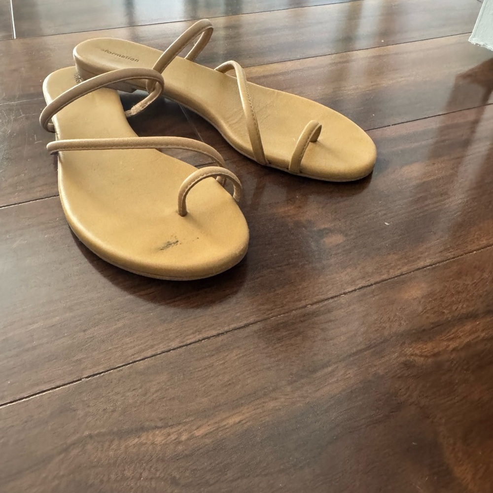 Reformation Elegant Tan Women's Sandals - Picture 3 of 4
